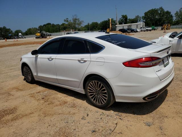 3FA6P0D90JR128342 - 2018 FORD FUSION TITANIUM/PLATINUM WHITE photo 2