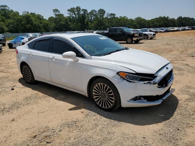 3FA6P0D90JR128342 - 2018 FORD FUSION TITANIUM/PLATINUM WHITE photo 4