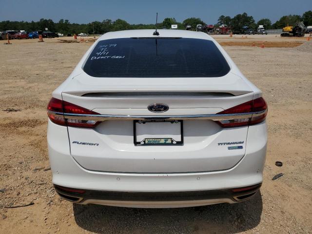 3FA6P0D90JR128342 - 2018 FORD FUSION TITANIUM/PLATINUM WHITE photo 6