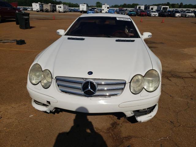 WDBSK75F33F060315 - 2003 MERCEDES-BENZ SL 500R თეთრი ფოტო 5