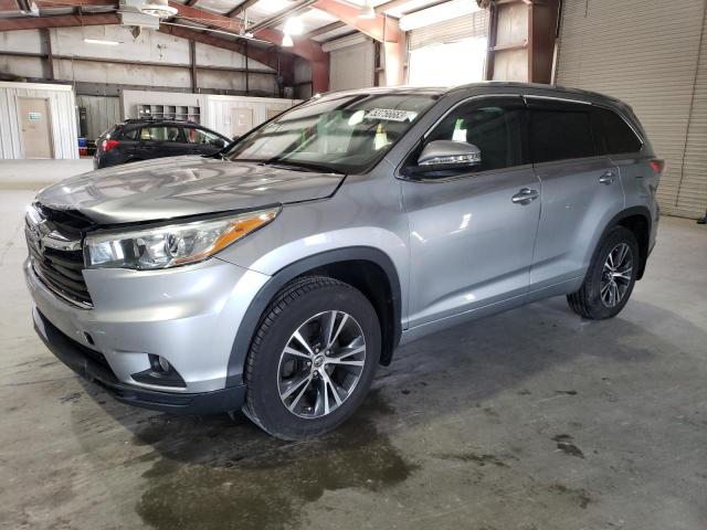 5TDJKRFH9GS269959 - 2016 TOYOTA HIGHLANDER XLE Արծաթագույն լուսանկար 1