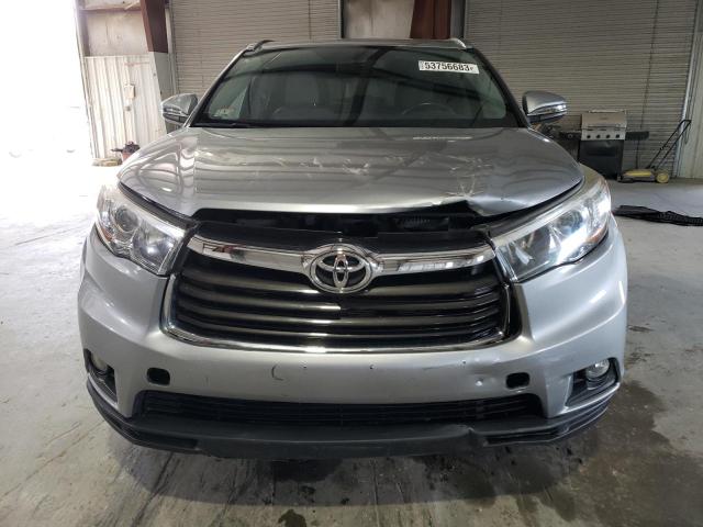 5TDJKRFH9GS269959 - 2016 TOYOTA HIGHLANDER XLE Արծաթագույն լուսանկար 5