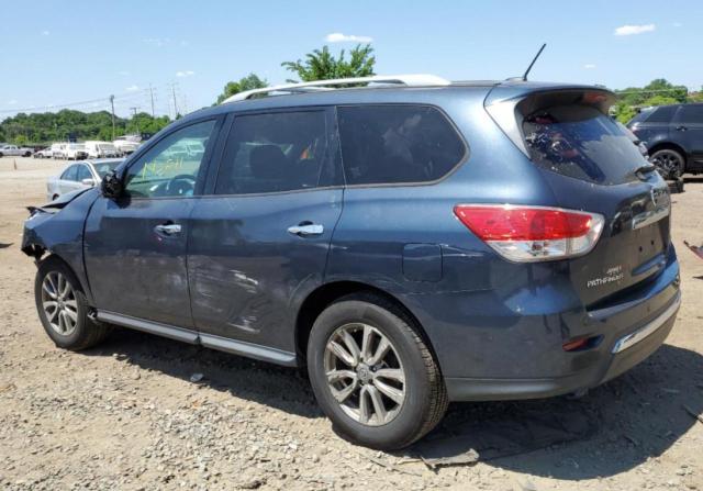5N1AR2MM3FC623828 - 2015 NISSAN PATHFINDER S BLUE photo 2