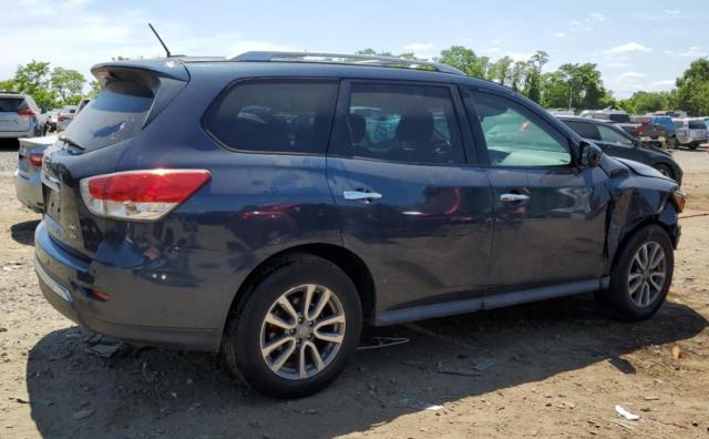 5N1AR2MM3FC623828 - 2015 NISSAN PATHFINDER S BLUE photo 3