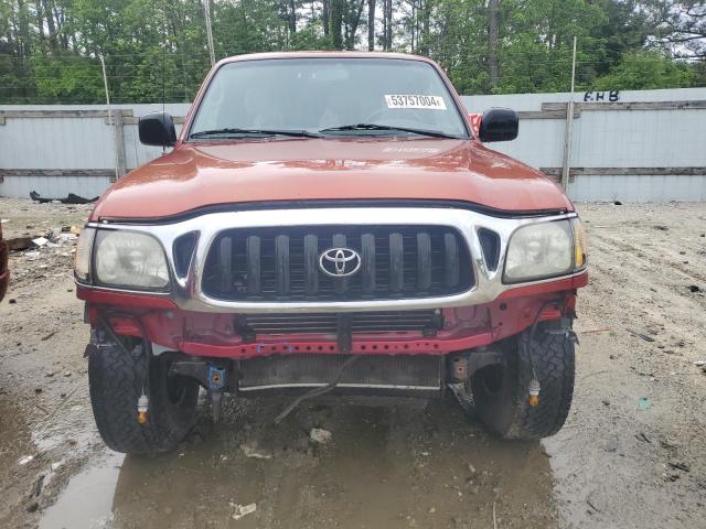 5TESM92NX3Z195488 - 2003 TOYOTA TACOMA XTRACAB PRERUNNER 橙色 照片 5