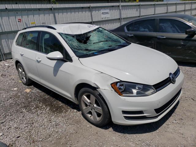 3VWCA7AU0FM505785 - 2015 VOLKSWAGEN GOLF SPORT TDI S WHITE photo 4