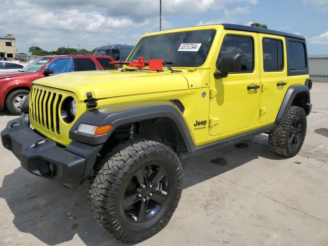 1C4HJXDG5NW264769 - 2022 JEEP WRANGLER U SPORT YELLOW photo 1