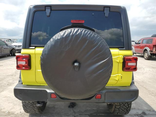 1C4HJXDG5NW264769 - 2022 JEEP WRANGLER U SPORT YELLOW photo 6