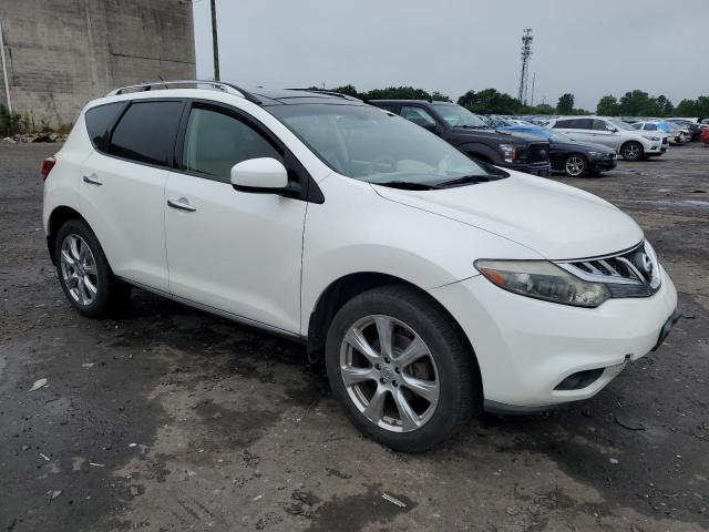 JN8AZ1MW4CW202425 - 2012 NISSAN MURANO S WHITE photo 4