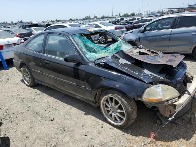 1HGEJ7124VL112772 - 1997 HONDA CIVIC HX BLACK photo 4