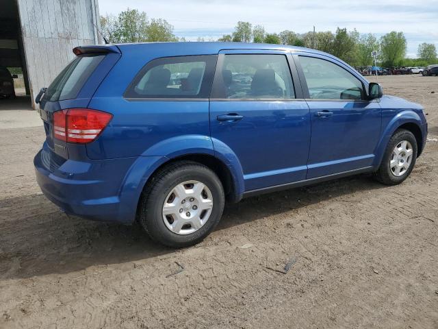 3D4GG47B89T594493 - 2009 DODGE JOURNEY SE BLUE photo 3