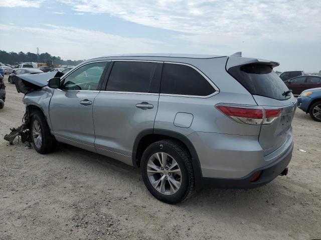 5TDKKRFHXFS047210 - 2015 TOYOTA HIGHLANDER XLE Gümüş foto 2