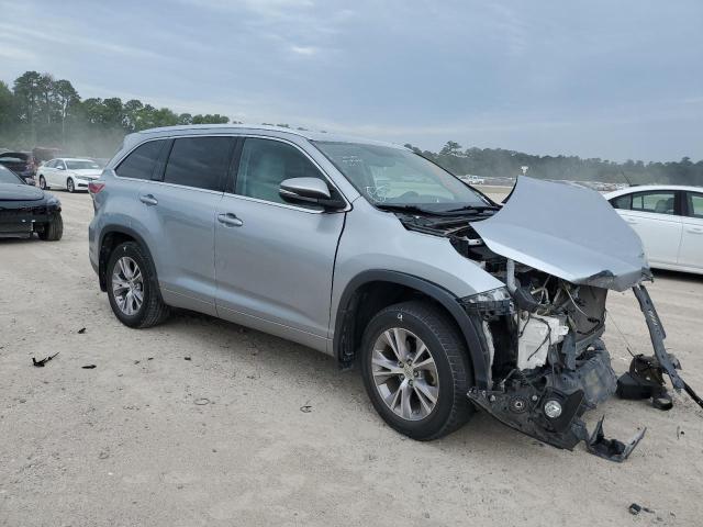 5TDKKRFHXFS047210 - 2015 TOYOTA HIGHLANDER XLE Gümüş foto 4