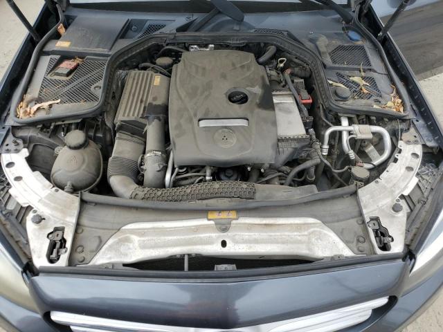 55SWF4KB0FU010325 - 2015 MERCEDES-BENZ C 300 4MATIC GRAY photo 11