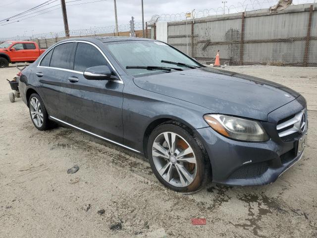 55SWF4KB0FU010325 - 2015 MERCEDES-BENZ C 300 4MATIC GRAY photo 4