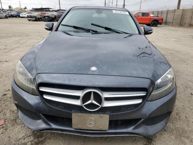 55SWF4KB0FU010325 - 2015 MERCEDES-BENZ C 300 4MATIC GRAY photo 5