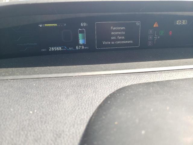 JTDKARFP1H3047403 - 2017 TOYOTA PRIUS PRIM SILVER photo 9