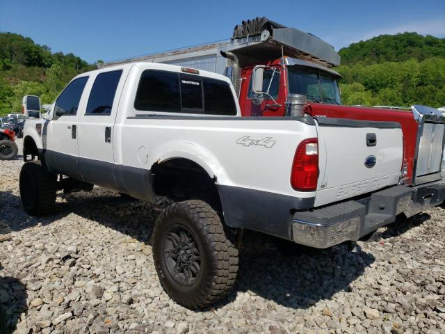 1FTWW31R08EB55640 - 2008 FORD F350 SRW SUPER DUTY WHITE photo 2