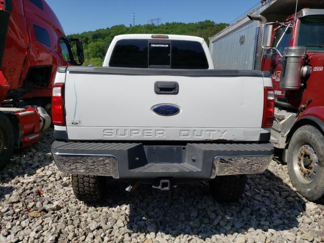 1FTWW31R08EB55640 - 2008 FORD F350 SRW SUPER DUTY WHITE photo 6