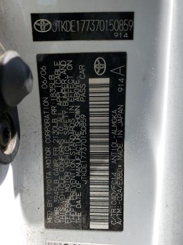 JTKDE177370150859 - 2007 TOYOTA SCION TC Ağ foto 12