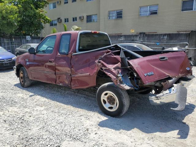 1FTDX1725VNB51789 - 1997 FORD F150 BURGUNDY photo 2