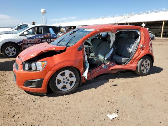 1G1JA6SH0D4128284 - 2013 CHEVROLET SONIC LS 橙色 照片 1