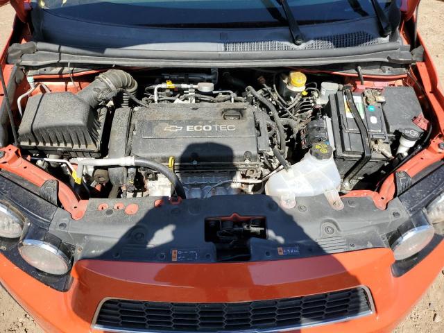 1G1JA6SH0D4128284 - 2013 CHEVROLET SONIC LS 橙色 照片 11