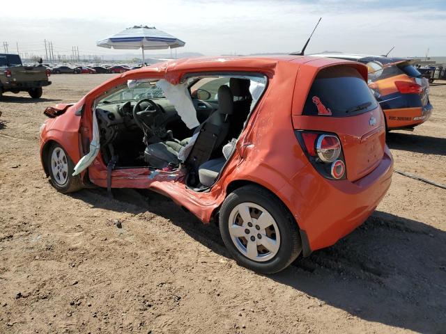 1G1JA6SH0D4128284 - 2013 CHEVROLET SONIC LS 橙色 照片 2