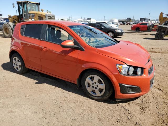 1G1JA6SH0D4128284 - 2013 CHEVROLET SONIC LS 橙色 照片 4