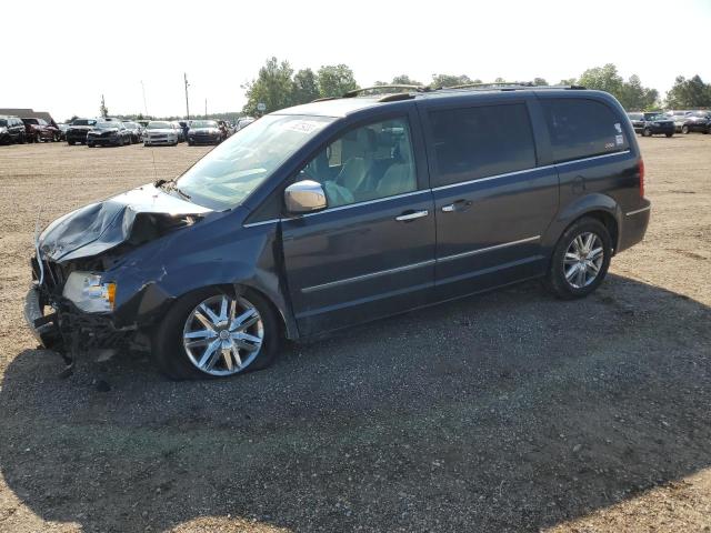 2A8HR64X18R691424 - 2008 CHRYSLER TOWN & COU LIMITED BLUE photo 1