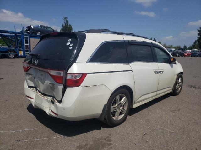 5FNRL5H93DB091741 - 2013 HONDA ODYSSEY TOURING WHITE photo 3