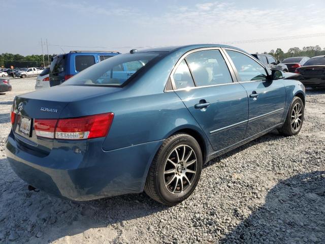 5NPET46C57H277181 - 2007 HYUNDAI SONATA GLS TEAL photo 3