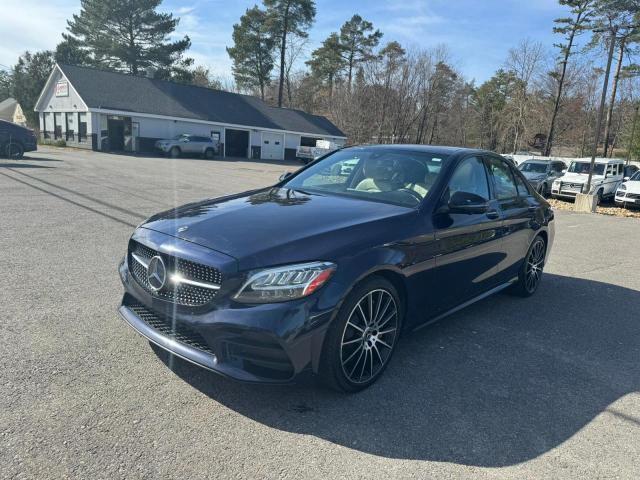 55SWF8EB9LU330189 - 2020 MERCEDES-BENZ C 300 4MATIC BLUE photo 2