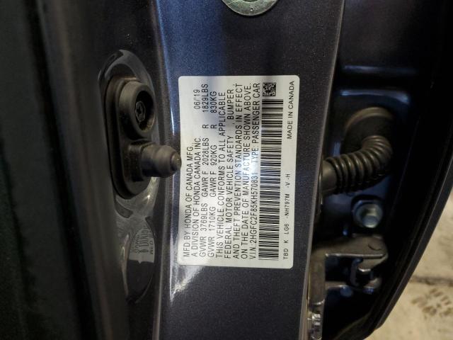 2HGFC2F85KH570831 - 2019 HONDA CIVIC SPORT 石墨色 照片 12