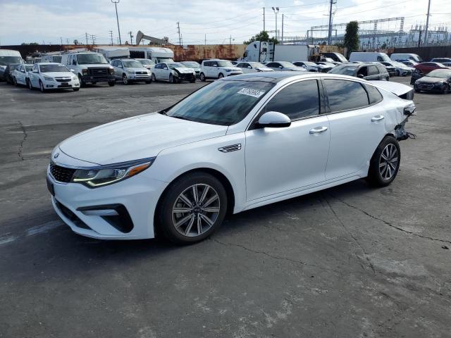 5XXGU4L14LG394376 - 2020 KIA OPTIMA EX WHITE photo 1