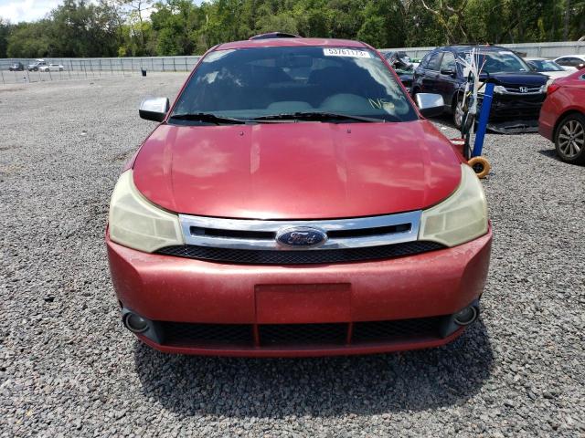 1FAHP37NX9W234583 - 2009 FORD FOCUS SEL RED photo 5