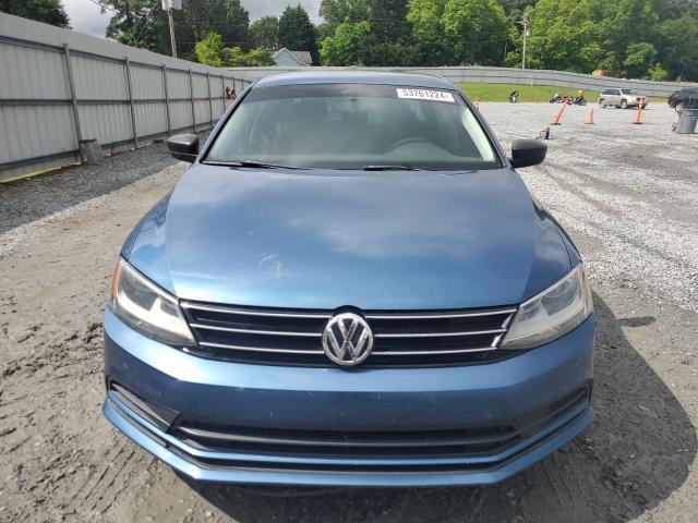 3VWD17AJ7FM403104 - 2015 VOLKSWAGEN JETTA SE BLUE photo 5