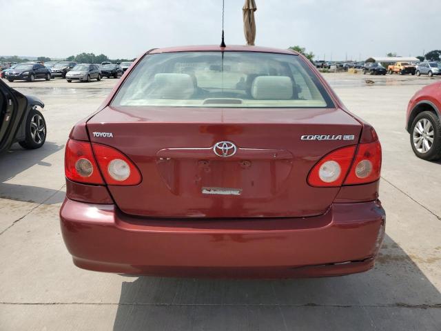 1NXBR32EX7Z871513 - 2007 TOYOTA COROLLA CE RED photo 6