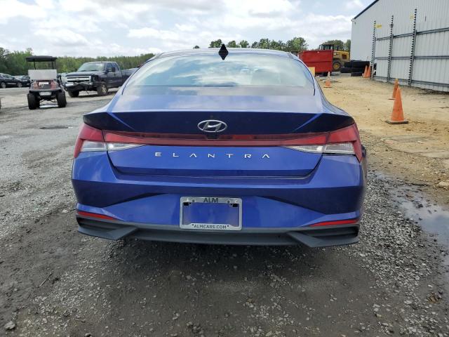 KMHLS4AG9MU168918 - 2021 HYUNDAI ELANTRA SEL BLUE photo 6