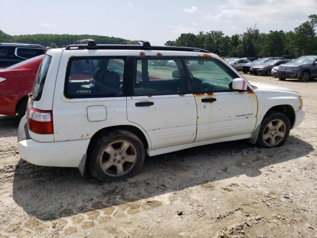 JF1SF65692H731124 - 2002 SUBARU FORESTER S WHITE photo 3