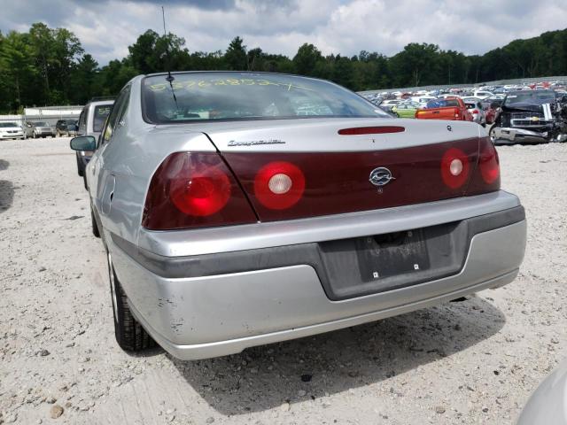 2G1WF55E329290021 - 2002 CHEVROLET IMPALA SILVER photo 9