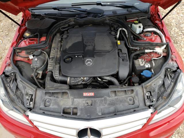 WDDGF5HB6DA821691 - 2013 MERCEDES-BENZ C 350 RED photo 11