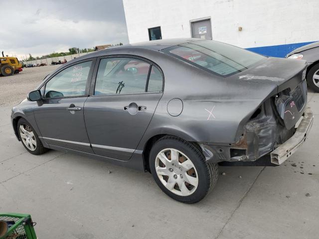 2HGFA1F59BH302421 - 2011 HONDA CIVIC LX GRAY photo 2