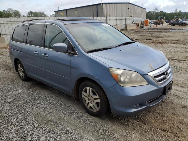 5FNRL38717B013367 - 2007 HONDA ODYSSEY EXL BLUE photo 4