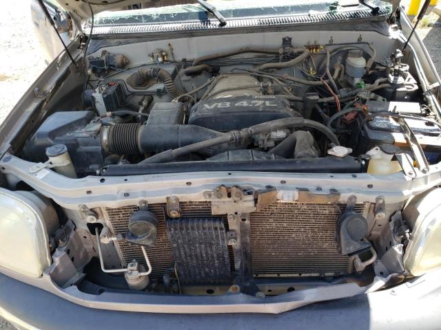 5TBBT44182S241145 - 2002 TOYOTA TUNDRA ACCESS CAB ნაცრისფერი ფოტო 11