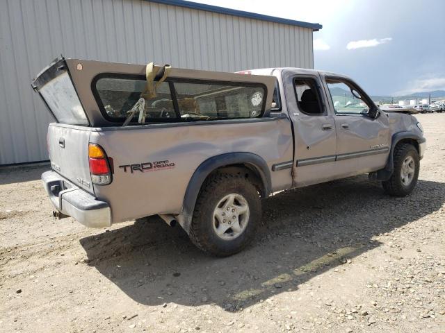 5TBBT44182S241145 - 2002 TOYOTA TUNDRA ACCESS CAB GRAY photo 3