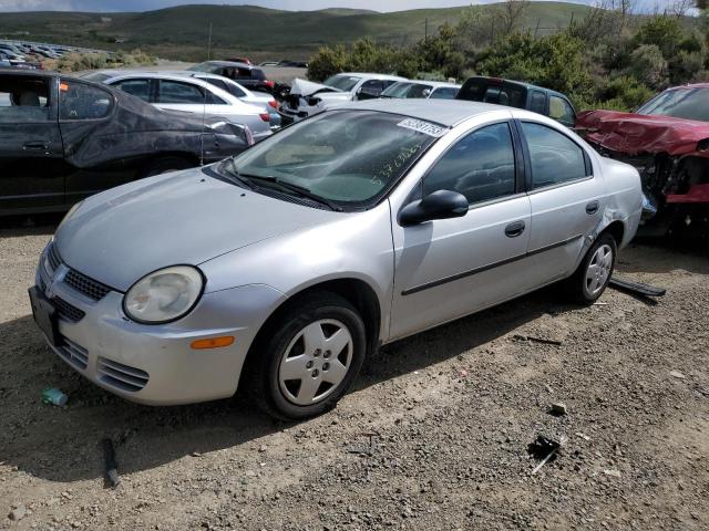 1B3ES26C75D101728 - 2005 DODGE NEON BASE SILVER photo 1