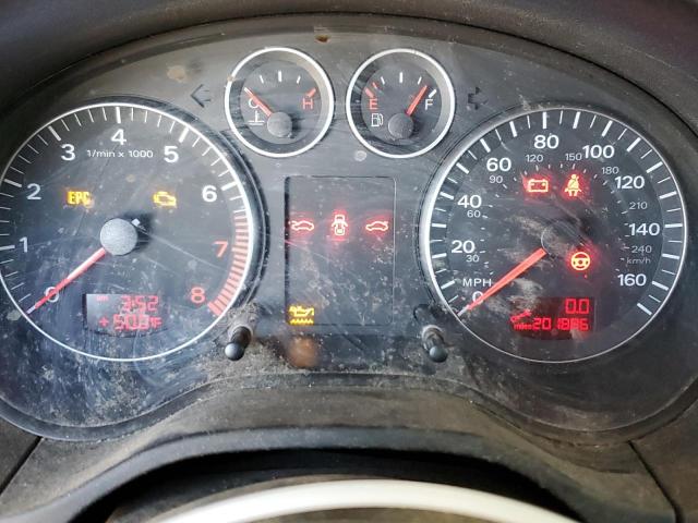WAUHF78P16A047047 - 2006 AUDI A3 2 ლურჯი ფოტო 9