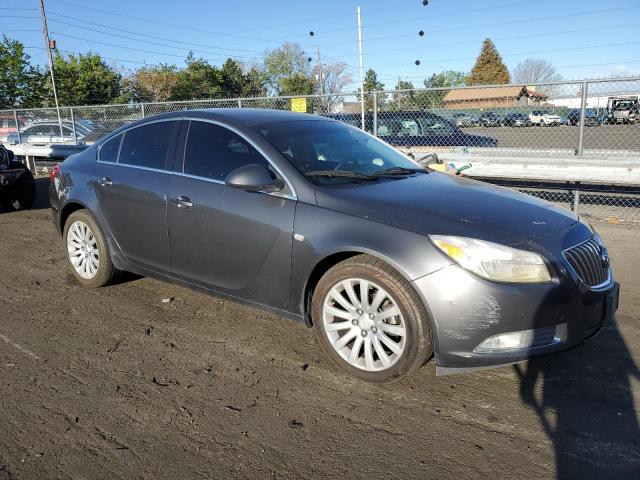 W04GN5EC1B1110126 - 2011 BUICK REGAL CXL GRAY photo 4