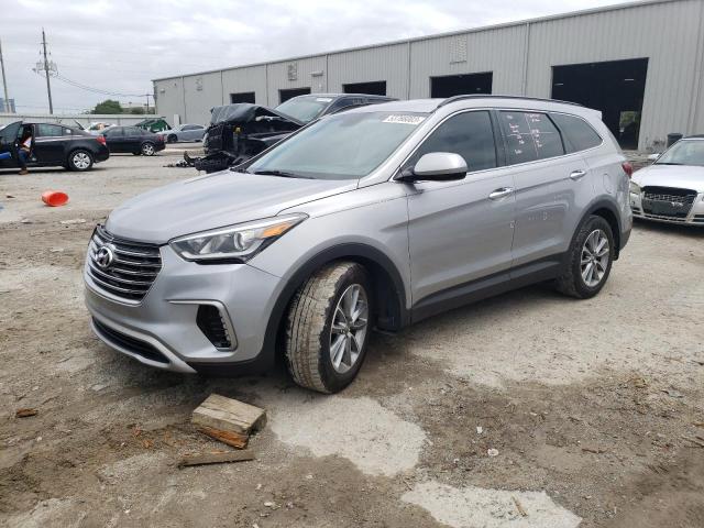 KM8SM4HF4JU267578 - 2018 HYUNDAI SANTA FE SE SILVER photo 1